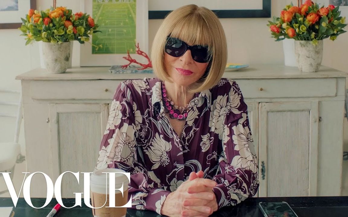 『中英』73岁时尚女魔头Anna Wintour 安娜·温图尔的又一次73个快问快答｜《Vogue》杂志130周年庆祝