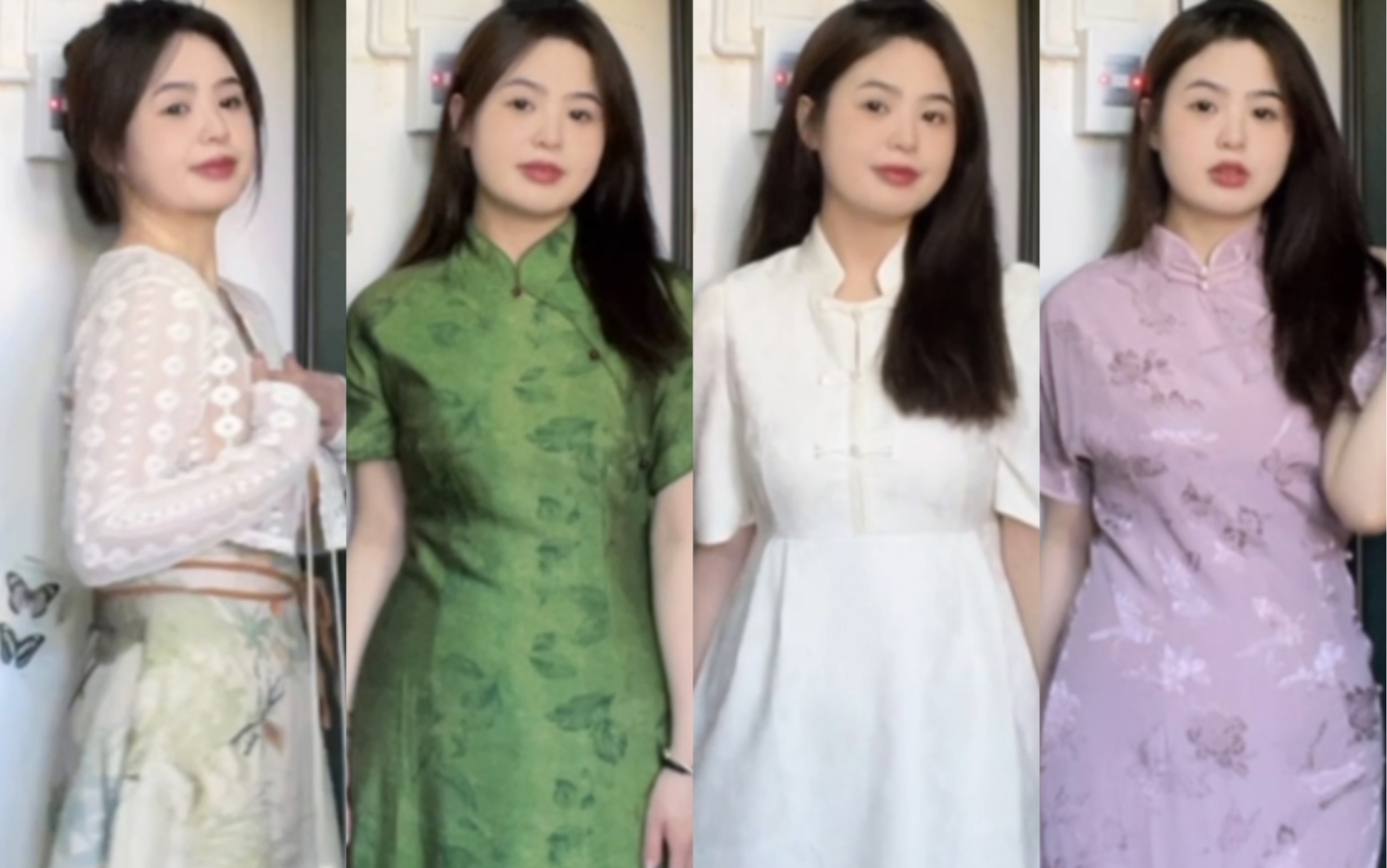 130斤微胖女生穿旗袍 新中式太好看了～