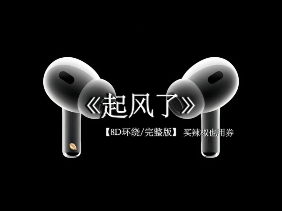 我说怎么走散了 原来是起风了.《起风了》 8D环绕完整版