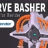 【Blender插件】Curve Basher 1.3 电缆电线锁链曲线生成器插件，完整中文字幕视频教程！