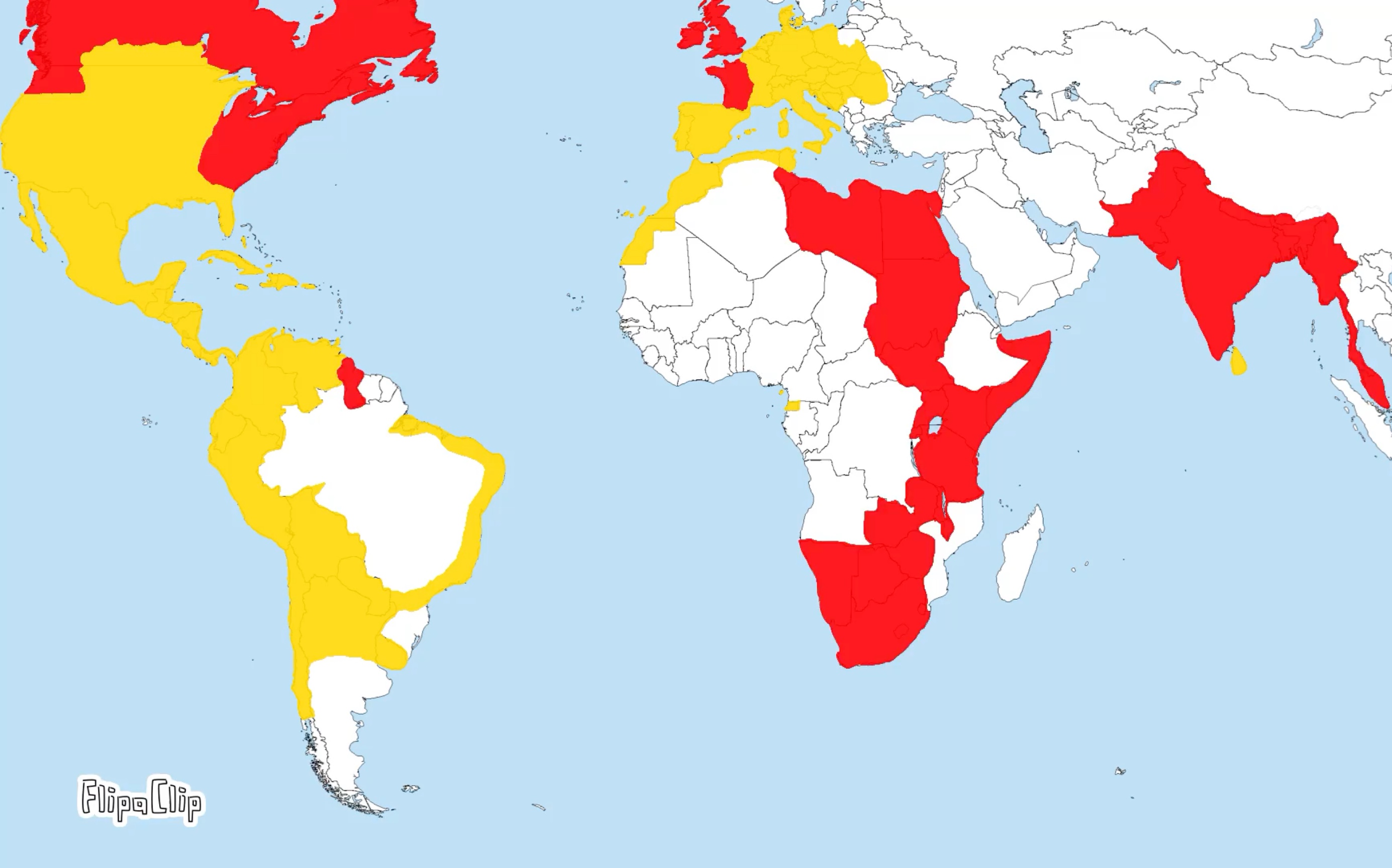 【架空历史地图】日不落帝国vs日不落帝国