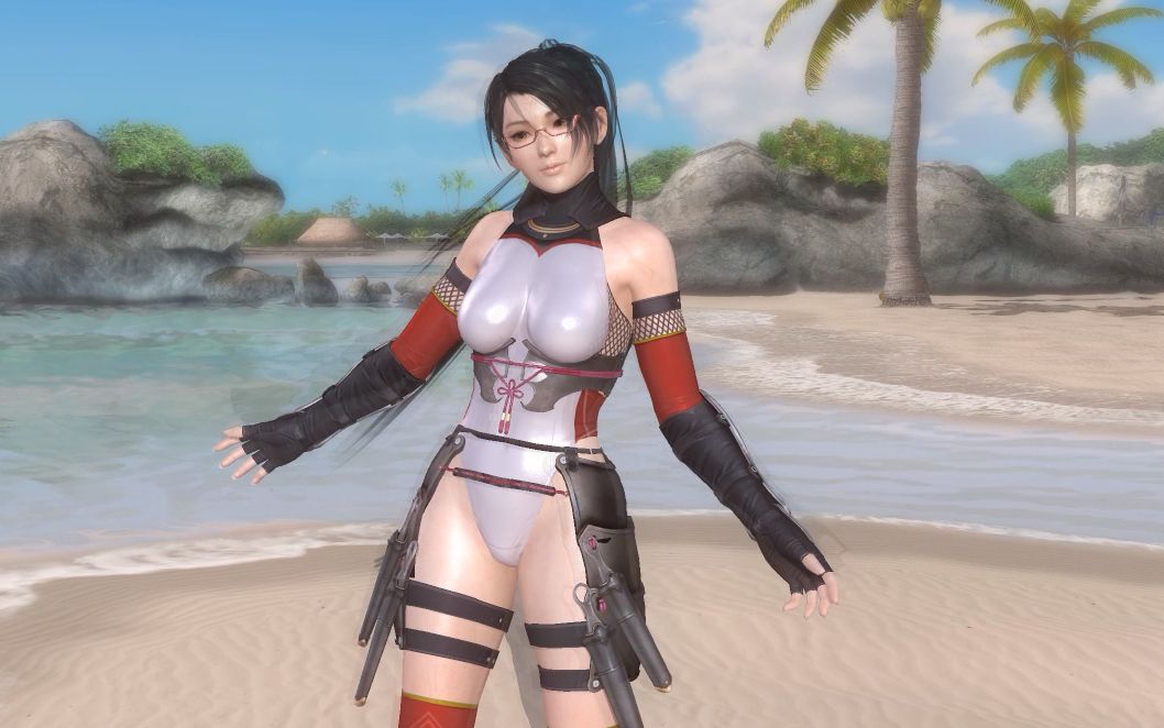【眼睛】死或生5_忍者服红叶的沙滩放松之旅_doa5_doa