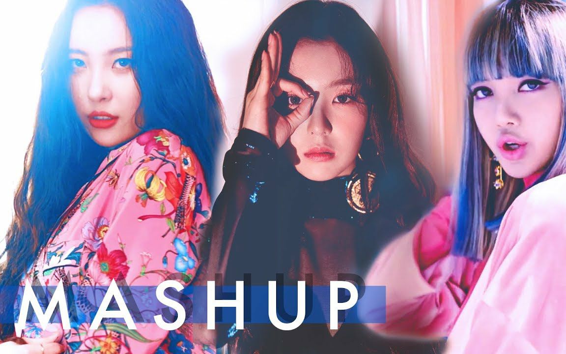 【red velvet x blackpink x sunmi】peek a boo& gashina&whistle
