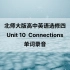 新北师大版高中英语选修四U10 Connections 单词