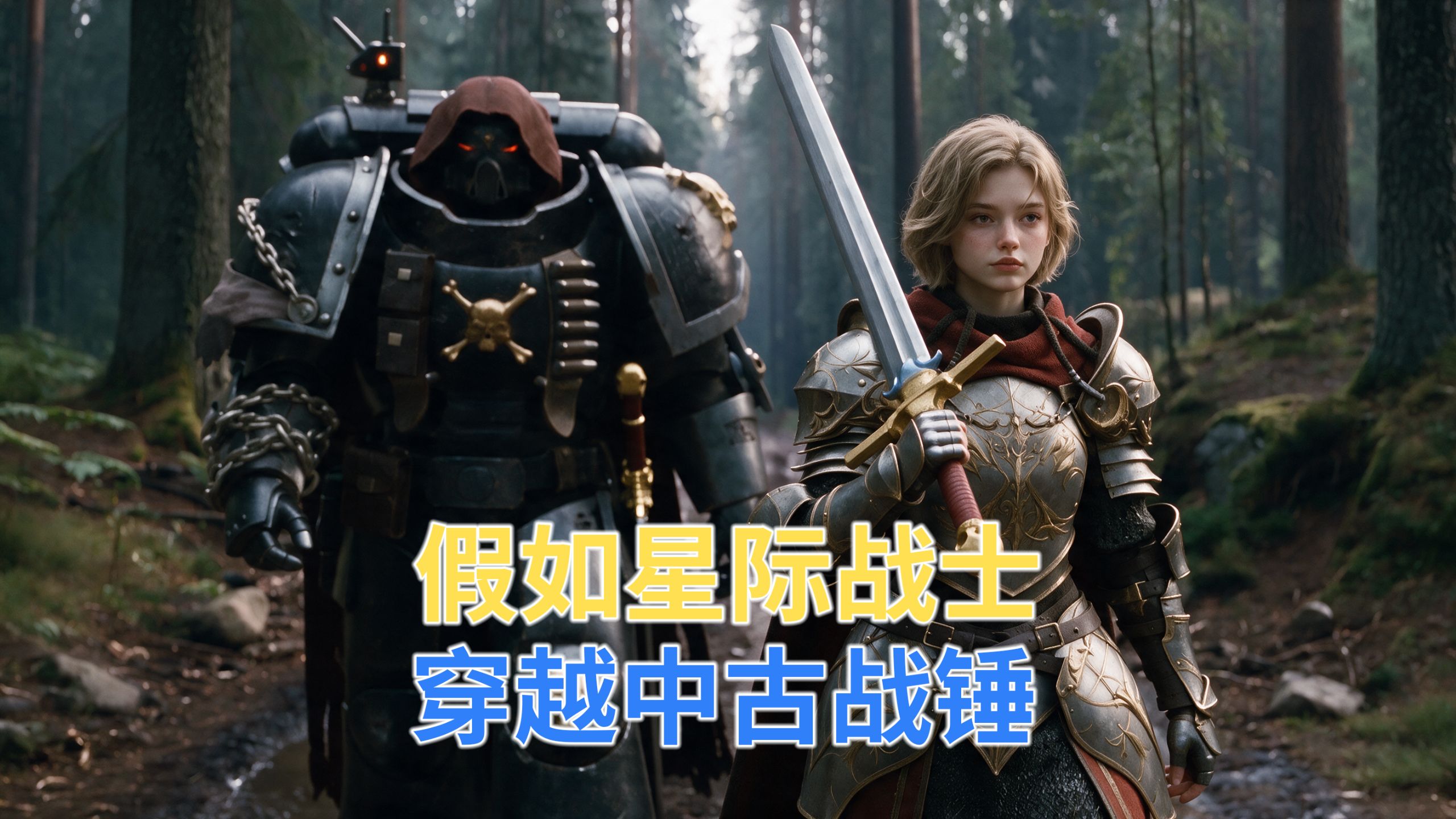假如星际战士穿越到中古战锤会怎么样【AI全民制作人】