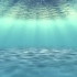 视频素材 ▏k992 4K画质唯美梦幻阳光光线穿过蓝色海水海底波纹荡漾海浪水泡空镜头动态视频素材