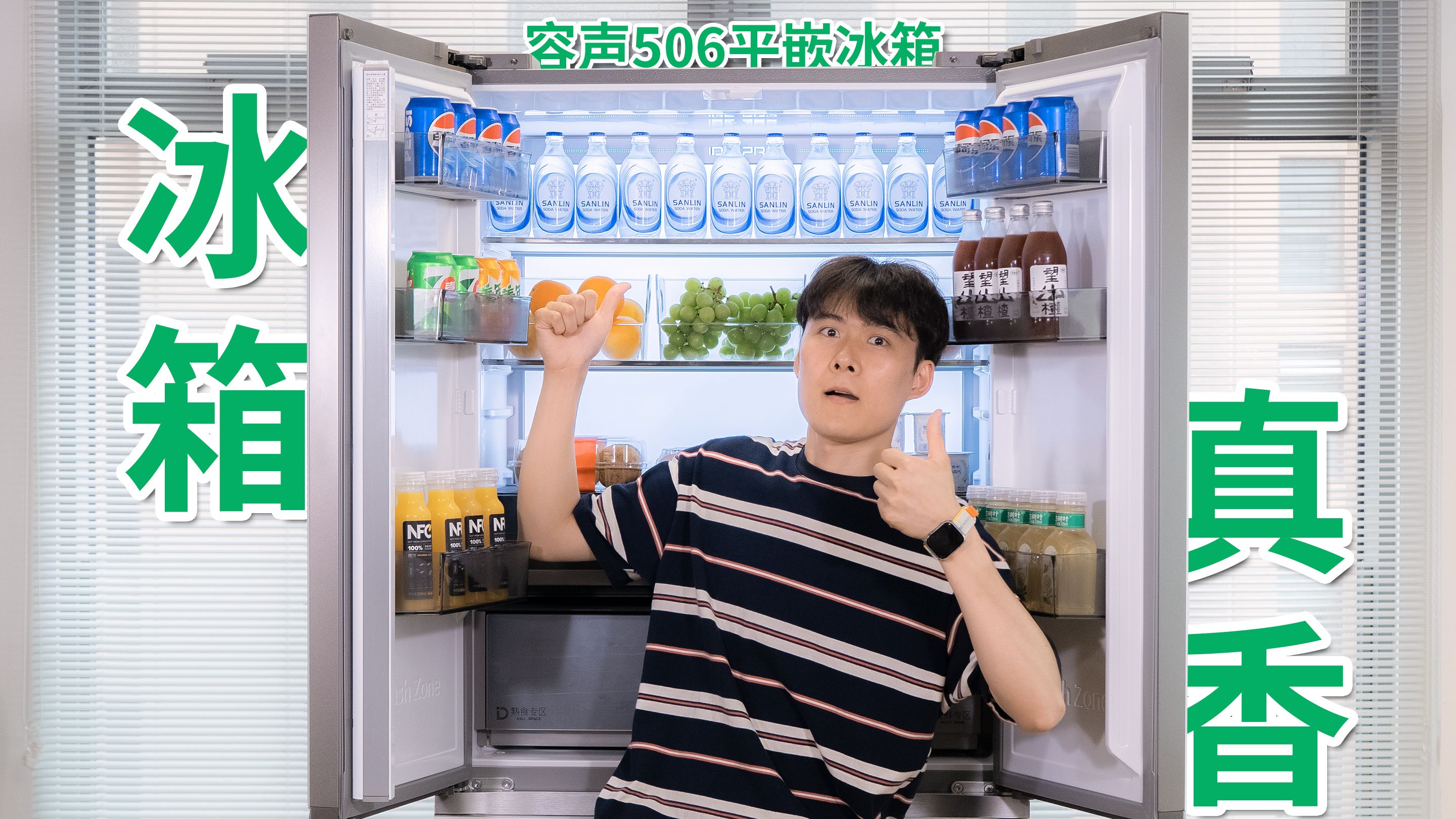 冰箱异味，退！退！退！「容声506双净Pro平嵌冰箱体验」
