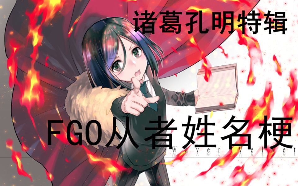 Fgo从者姓名梗 诸葛孔明 埃尔梅罗二世 特辑 哔哩哔哩 つロ干杯 Bilibili