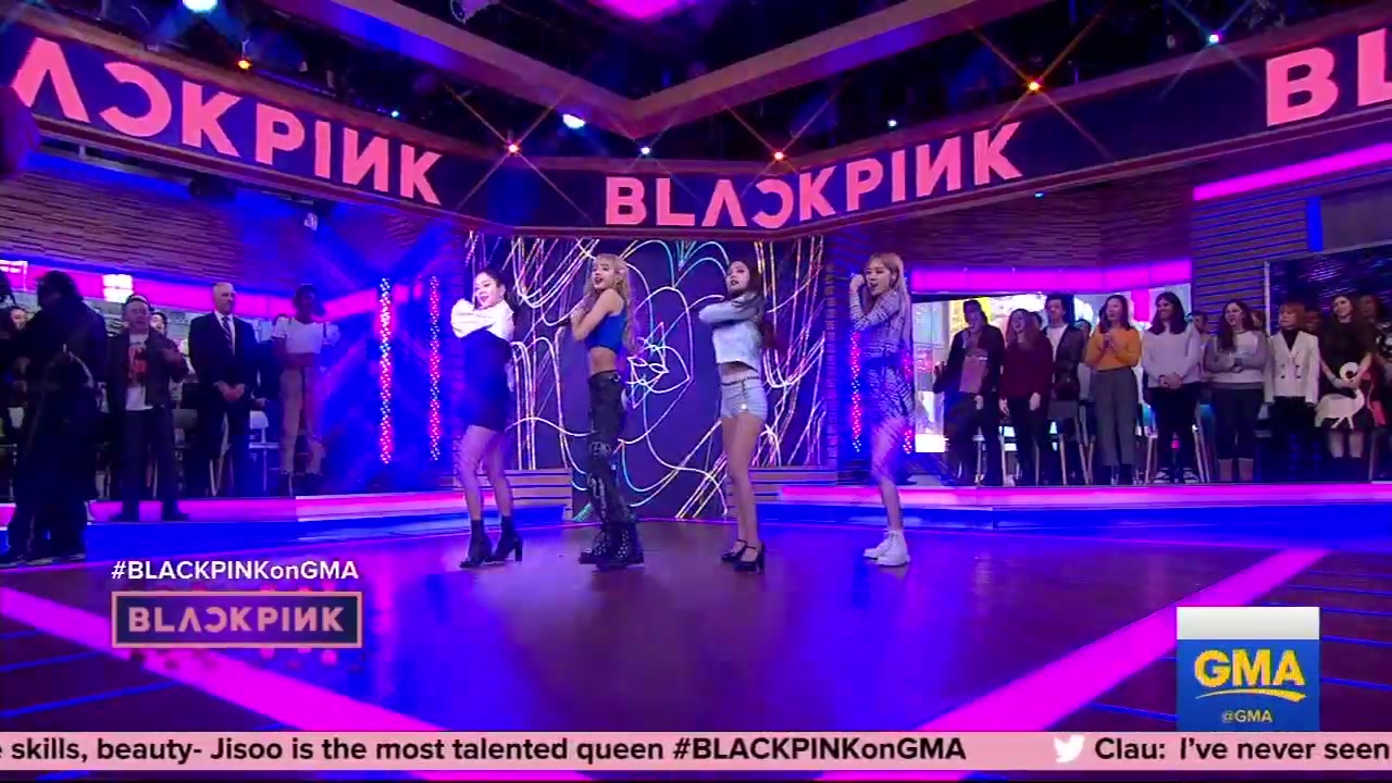 blackpink美国gma现场舞台ddududdudu