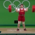 里约奥运举重女子75公斤级以上决赛，中国选手孟苏平以总成绩307公斤夺得冠军