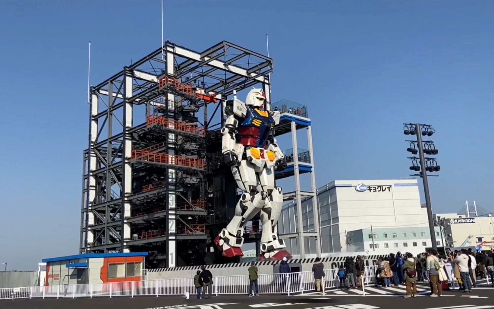 横滨高达工厂gundamfactoryyokohama元组高达启动