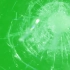 【绿幕素材】玻璃破碎颗粒效果绿幕素材无版权无水印自取［720 HD]