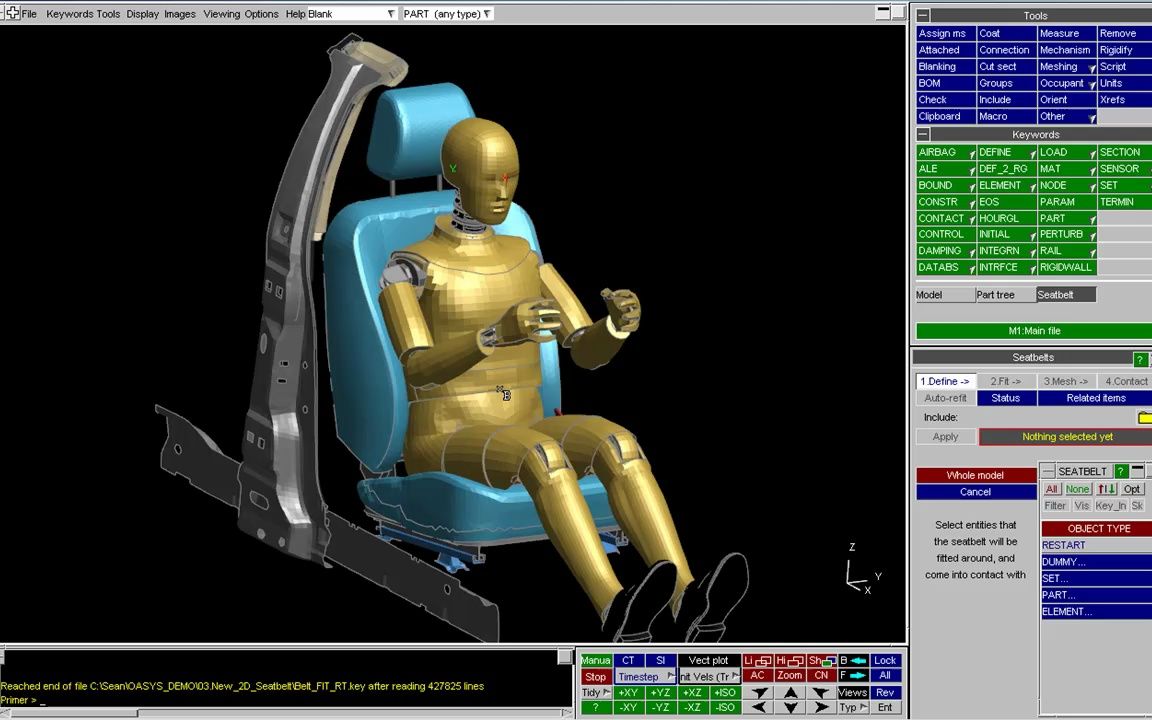 约束系统02：Primer 方法绑安全带