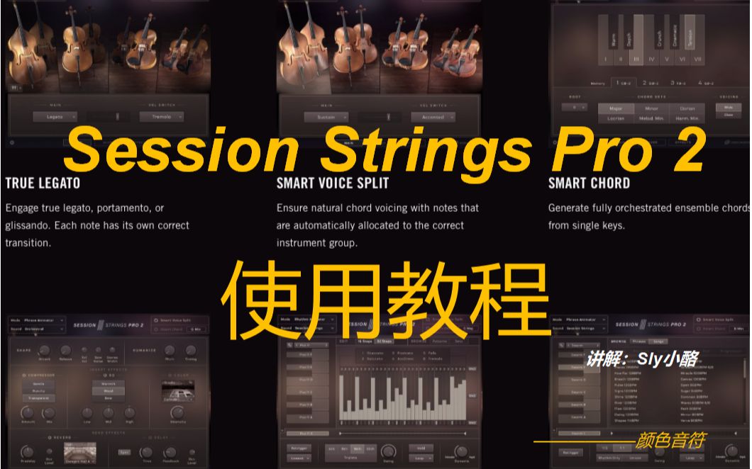 【Session Strings Pro 2 使用教程】b站首个Session二代中文弦乐教程_哔哩哔哩_bilibili