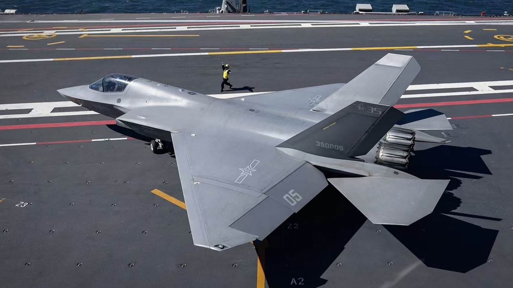 福建舰电磁弹射KJ-600、J-35、J-15T（原声、无水印）