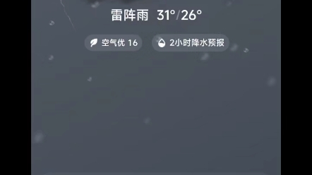 小米天气之雷阵雨 下