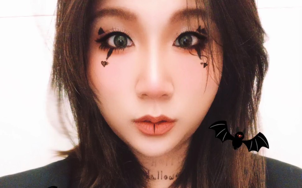 万圣节小恶魔妆