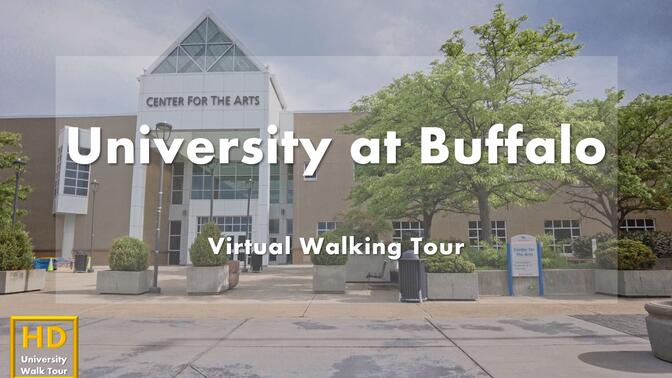 纽约州立大学布法罗分校（北校区）- 校园漫步 - University at Buffalo Virtual Walking Tour｜USA