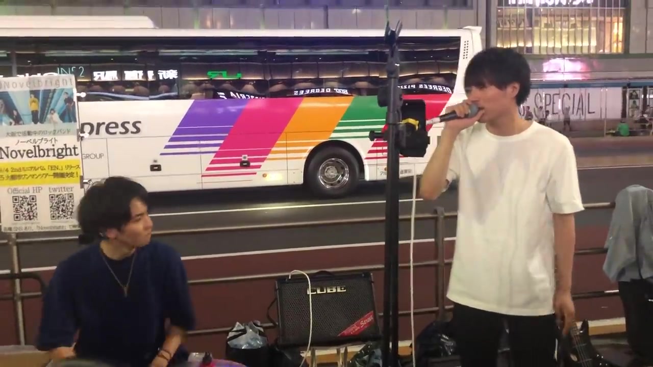 日本新人乐队novelbright路演翻唱 Pretender Official髭男dism 哔哩哔哩 つロ干杯 Bilibili