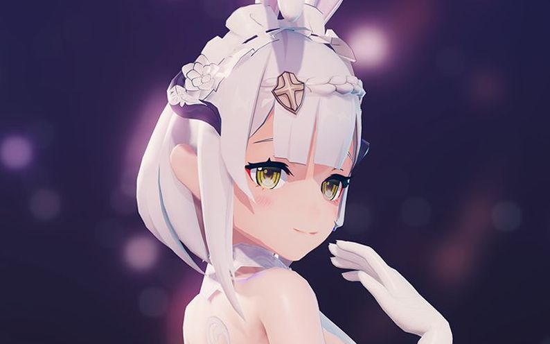 Maid by day, bunny by night ❤️