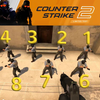 【CS2】道具教学 Mirage VIP 快烟 慢烟 出生点位指令_教学