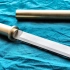 [Koss] 刀子制作 - 水管管中的黄铜tanto