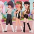 SELPINK 《Ice Cream》中字·练习室，动漫版的舞蹈第一次吧？！