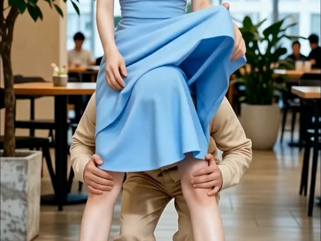 情侣互动#骑脖子