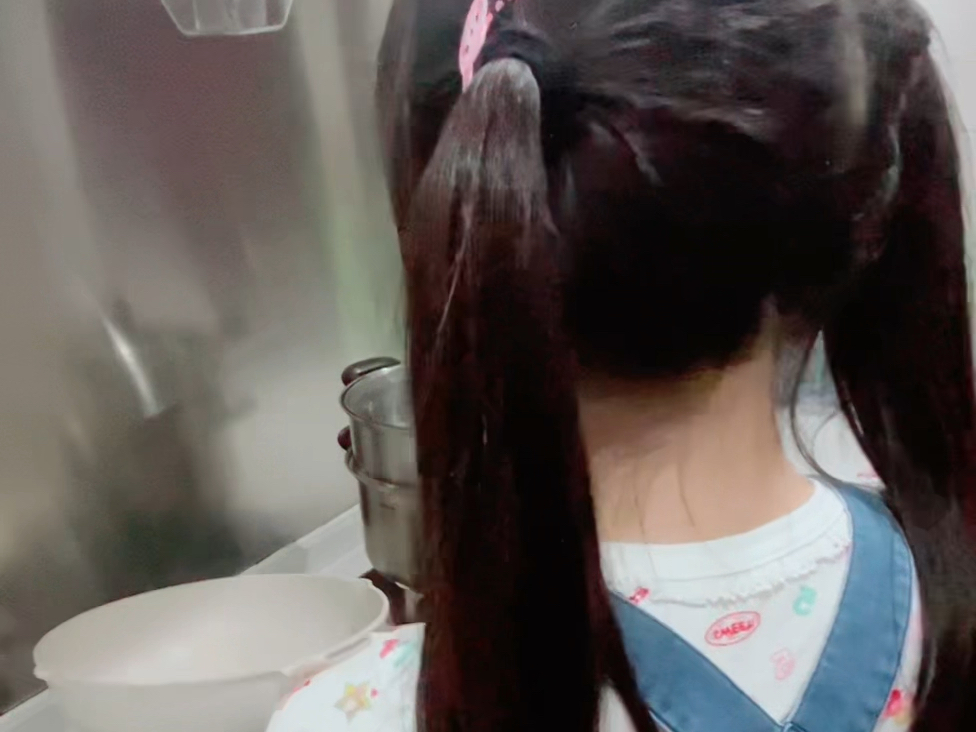 Stacked rice is ready.