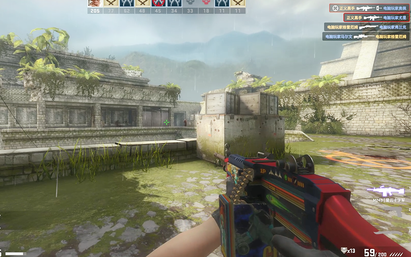 csgo当年风景最好看的经典地图却因为地图不平衡被官方下架了吊桥