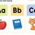 自然拼读字母篇：A-B-C字母的拼读发音及字母在单词中的发音练习