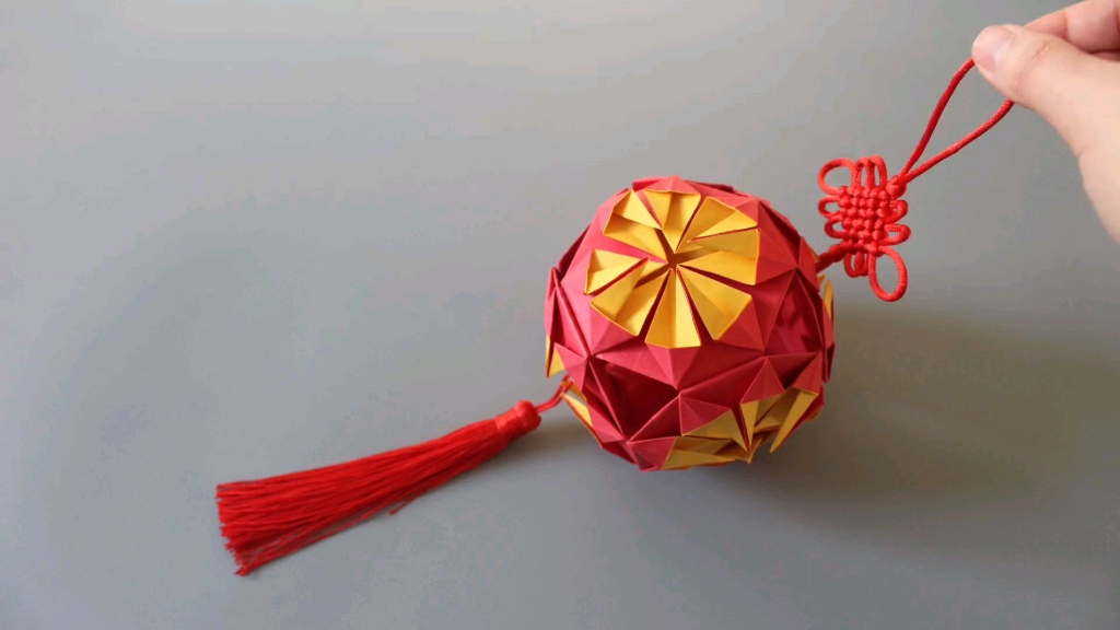 简单灯笼折纸教程 灯笼的折纸方法