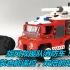 旋风救援队系列。积木拼装遥控消防车。精简分享版。
