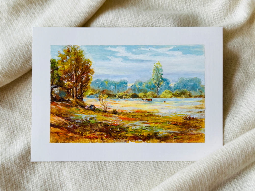 ☀️🍂“第一抹秋甜”｜油画棒