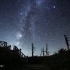 日本八幡平国立公园唯美星空延时摄影