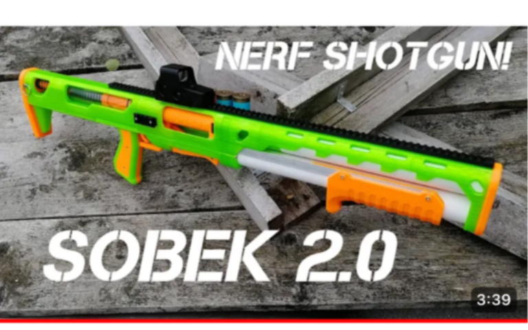 油管Nerf创新者【Rraijjar】Sobek 2.0霰弹喷子