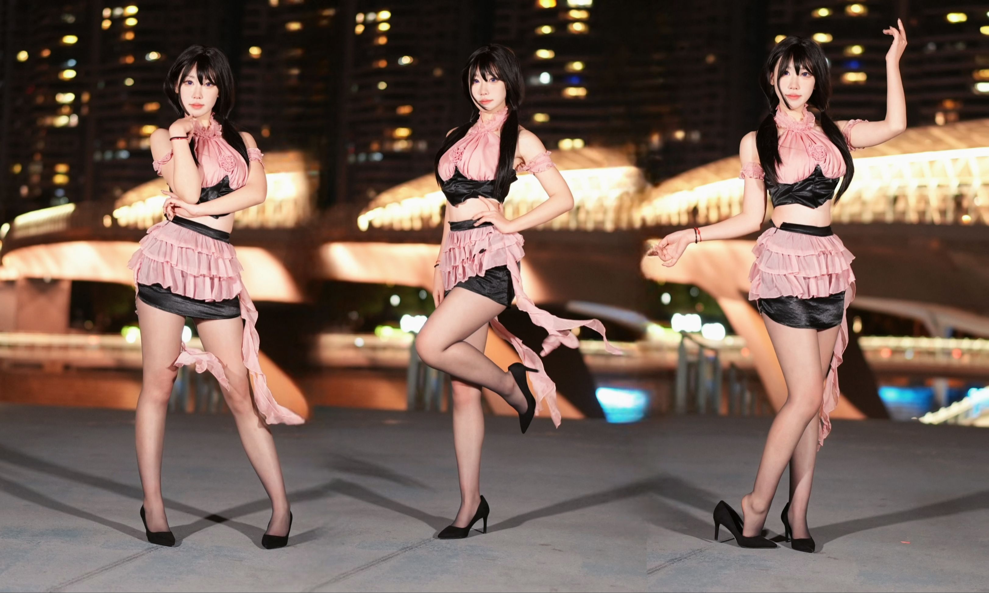 这个身材是微胖吗？小肚子有肉肉也想当idol～！