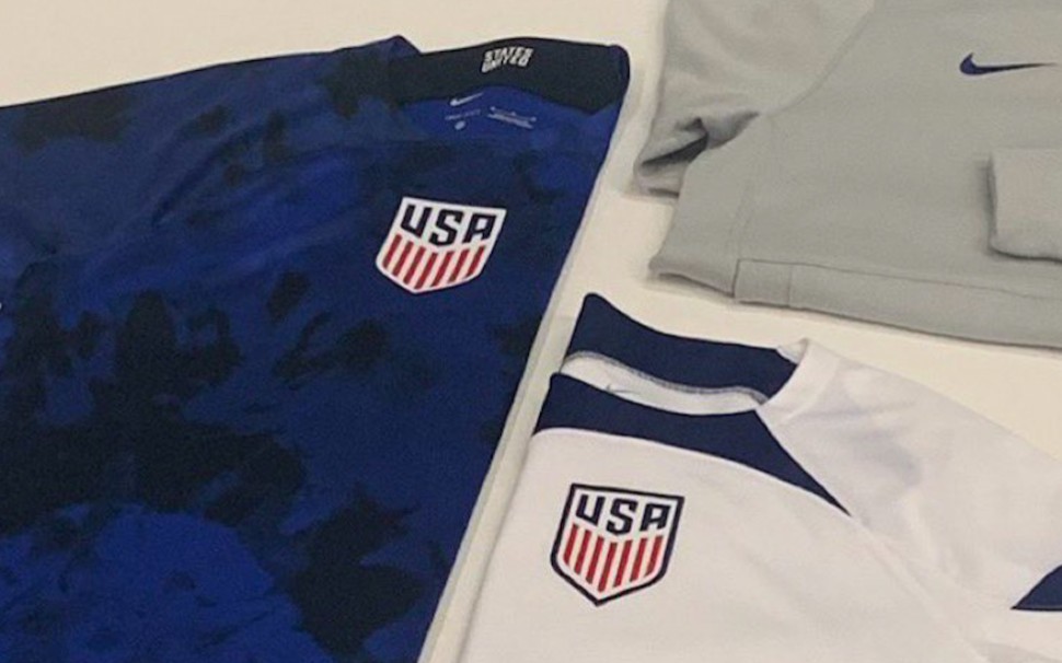 美国队世界杯主场球衣泄漏，外观设计显著区别于耐克赞助的其他球队