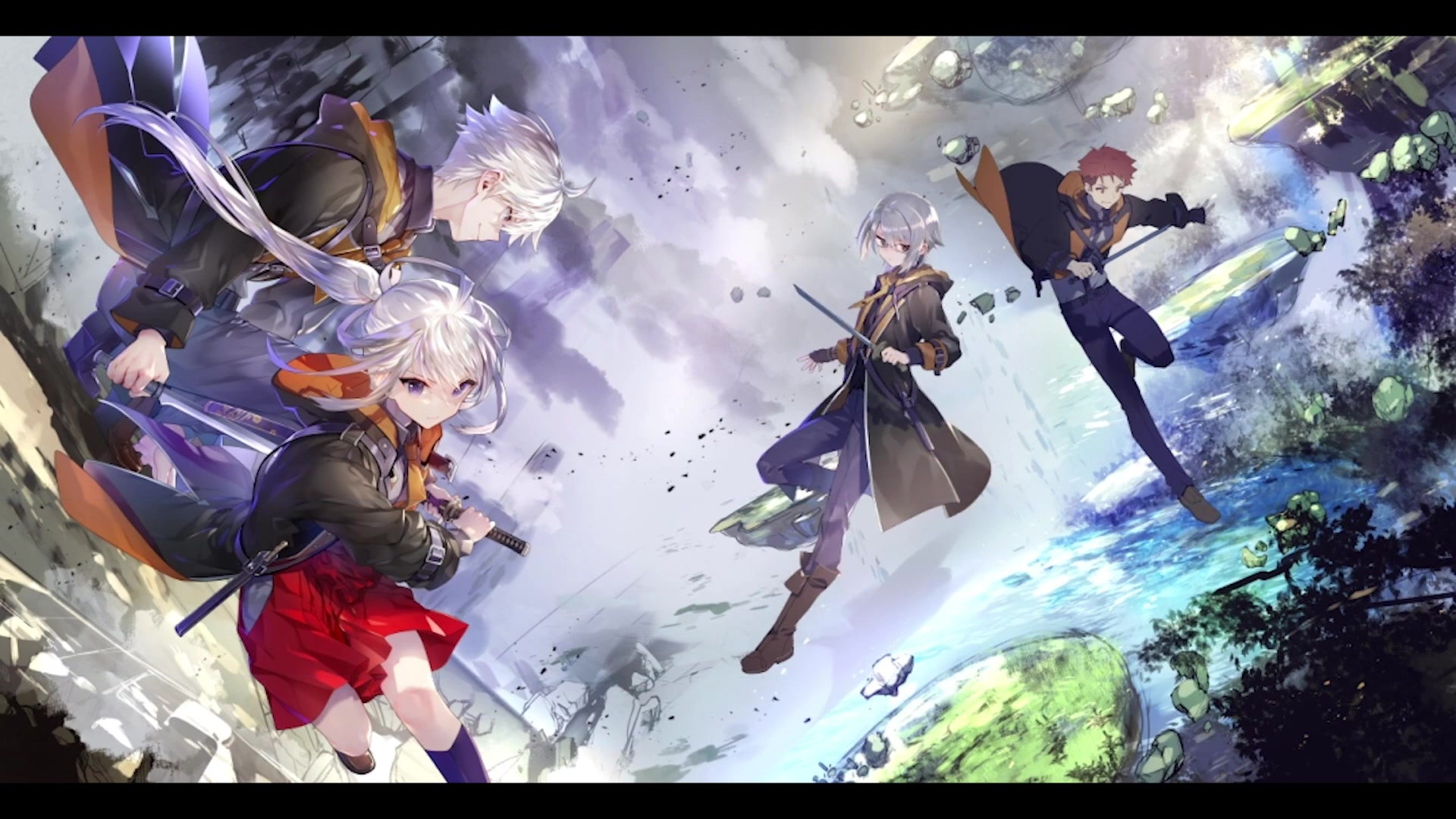 七つの魔剣が支配する 複製原画 箔押しサイン EXPO2020 イラスト