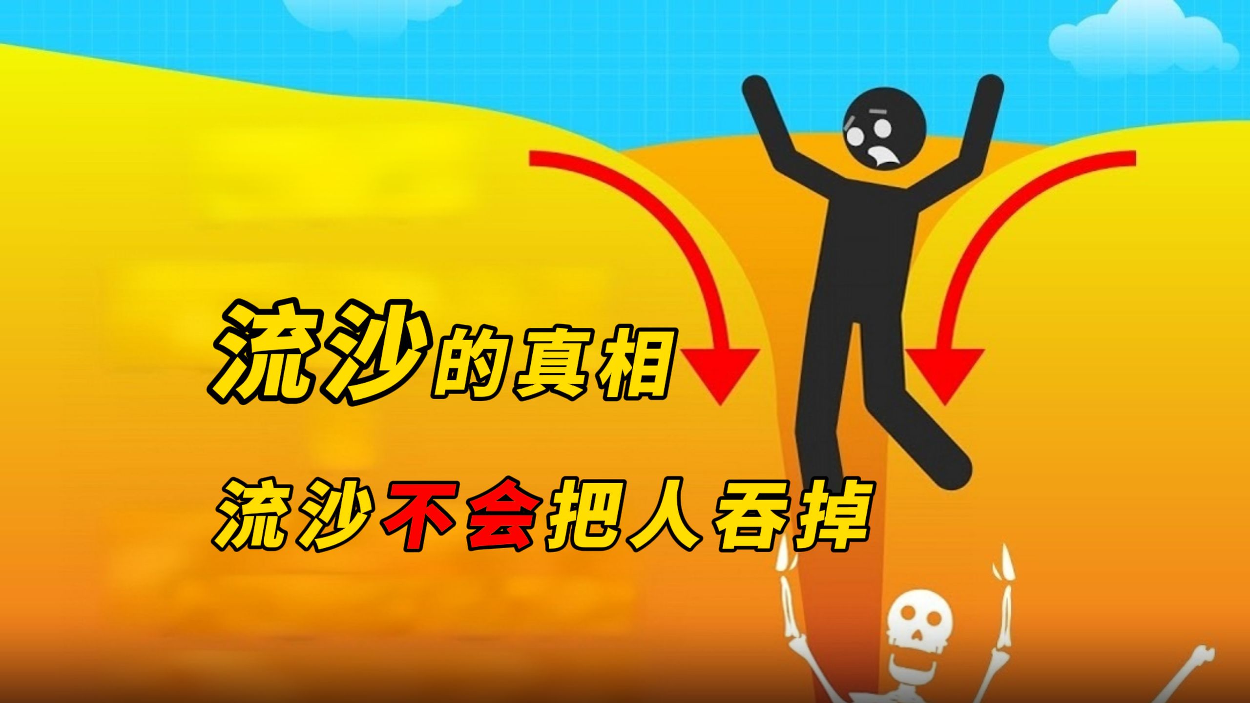 别被影视剧骗了！流沙根本不会吞人！