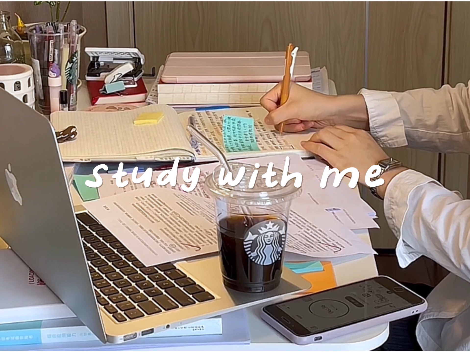 study with me｜原倍速实时学习视频·30分钟沉浸式学习·伴学视频·学习打卡-考拉ccccc-考拉ccccc-哔哩哔哩视频