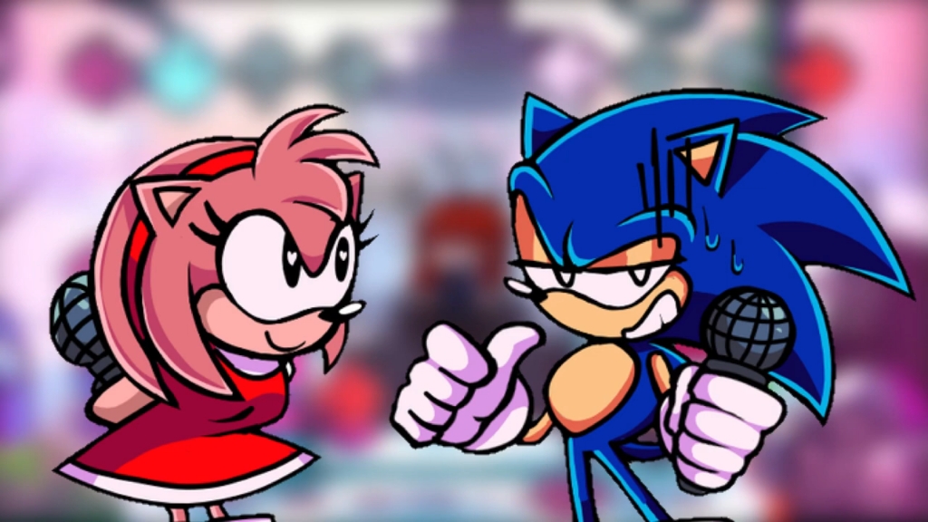 360° Sonic vs Starved vs Furnace Friday Night Funkin' Animation 