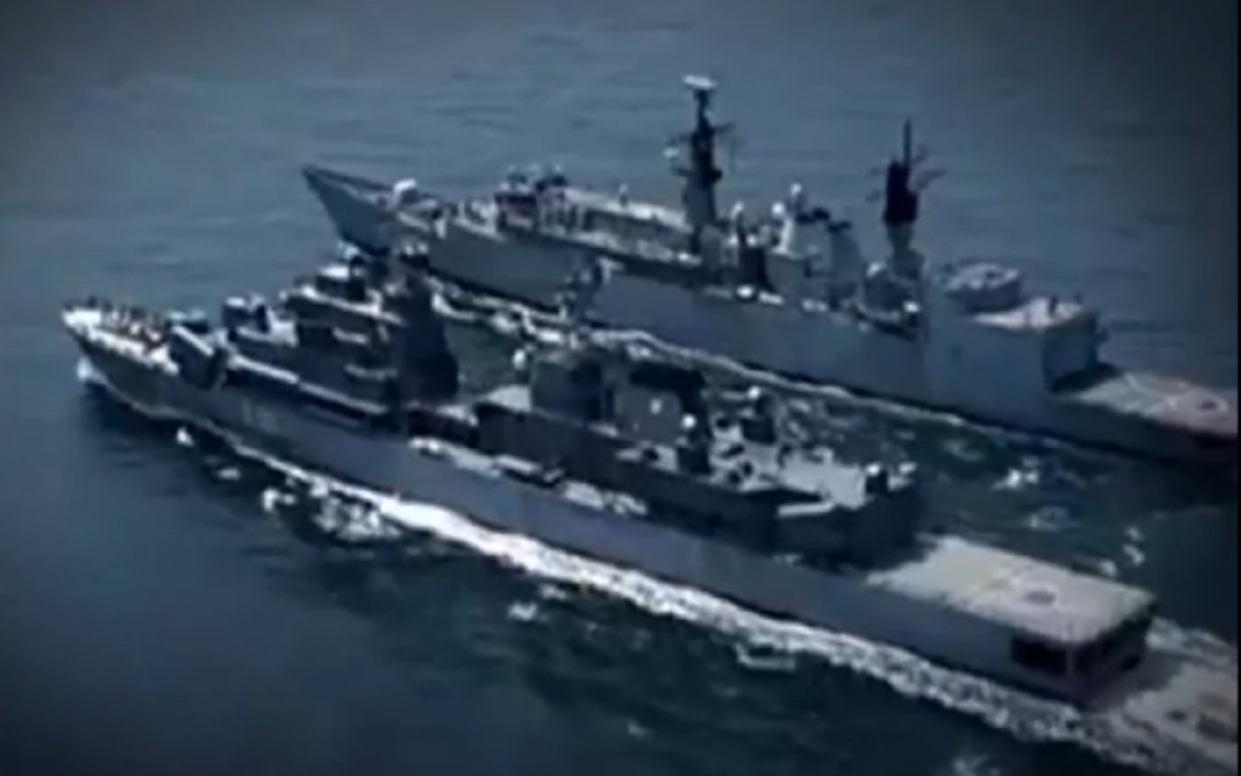 【军事】罗马尼亚海军护卫舰“马拉塞斯蒂”号与“斐迪南国王”号