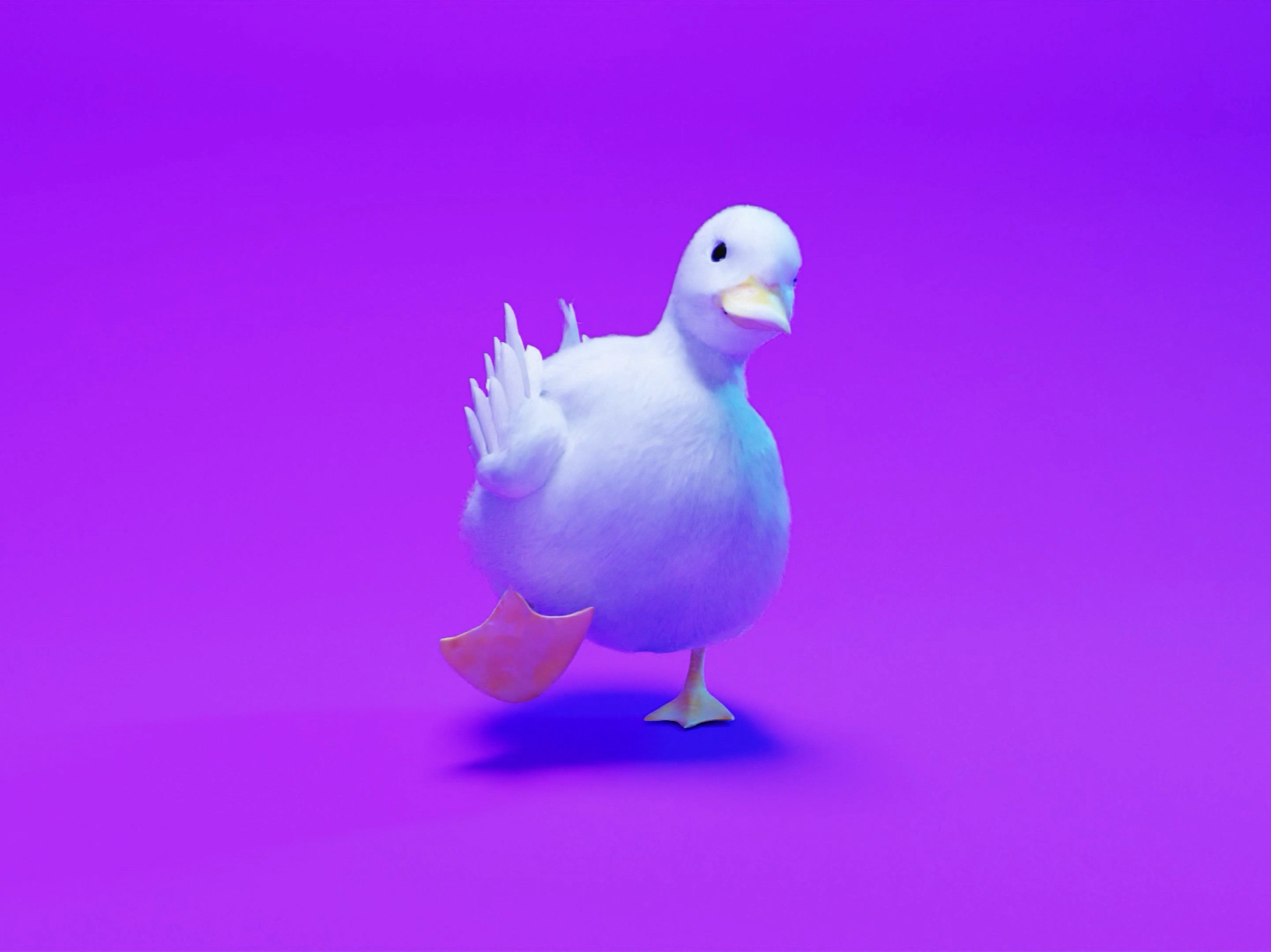 Life Goes On ， 我做成了3D鸭鸭 。无论生活多么困难，请坚定的走下去我的朋友。