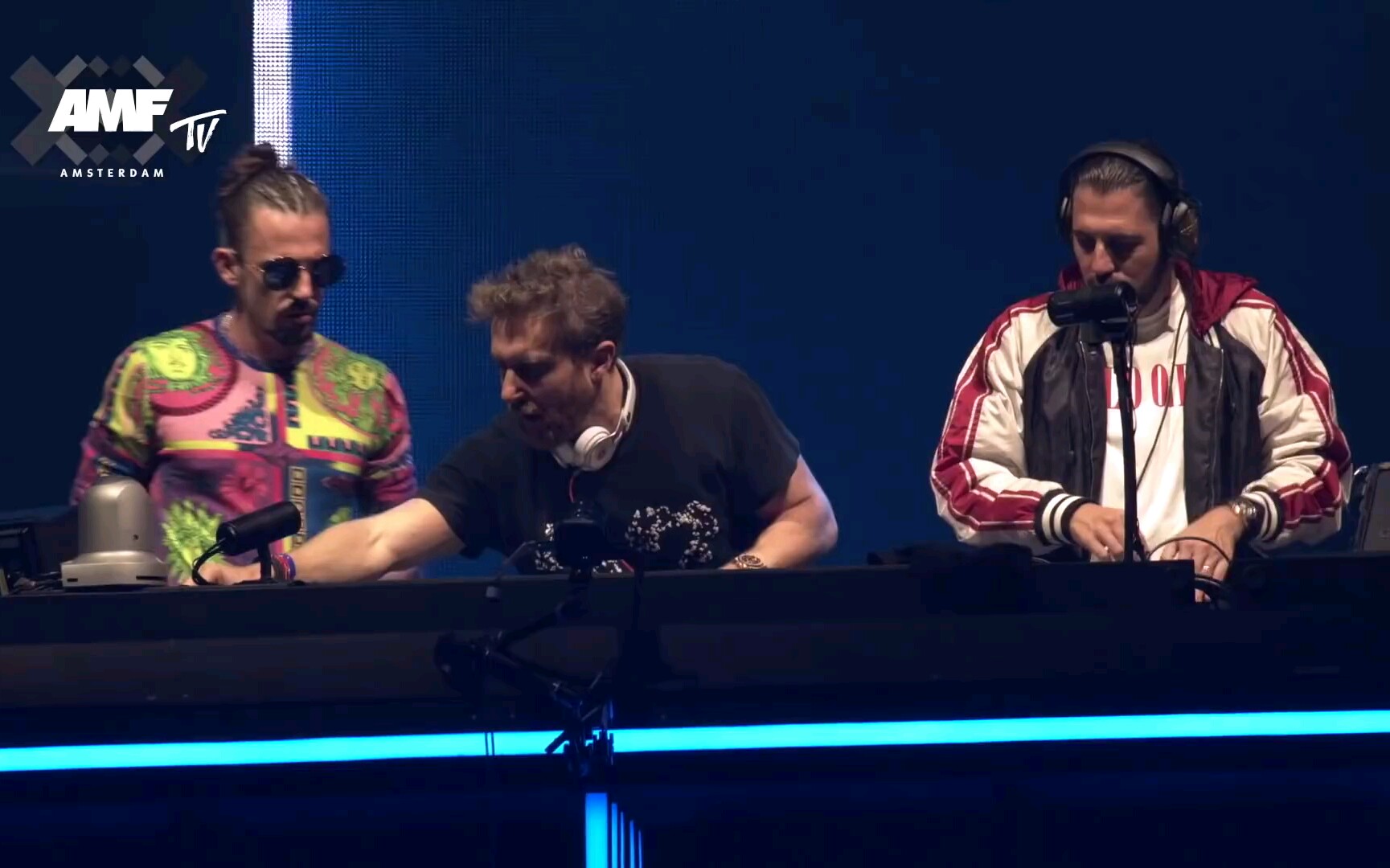 david guetta b2b dimitri vegas & like mike2018荷兰amf电音节三人