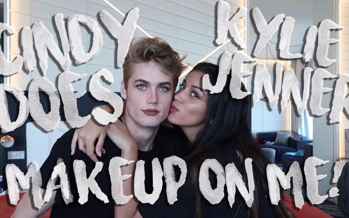 Neels Visser Vlogs  CINDY DOES KYLIE JENNER MAKE UP ON ME哔哩哔哩bilibili