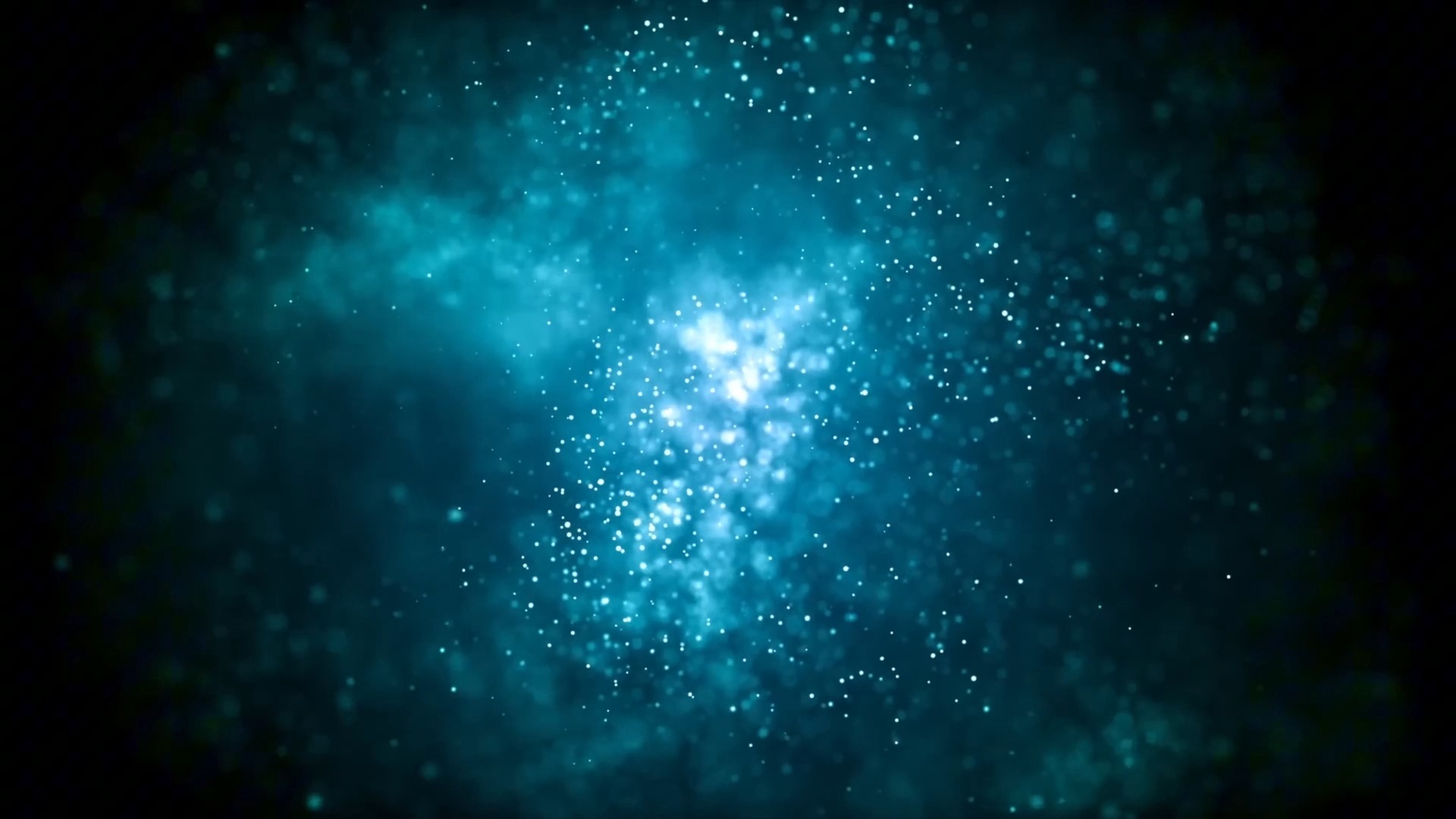 【舞台背景】20-粒子光点蓝色系列动态循环视频背景❤️ 浪漫梦幻舞蹈晚会年会循环动画