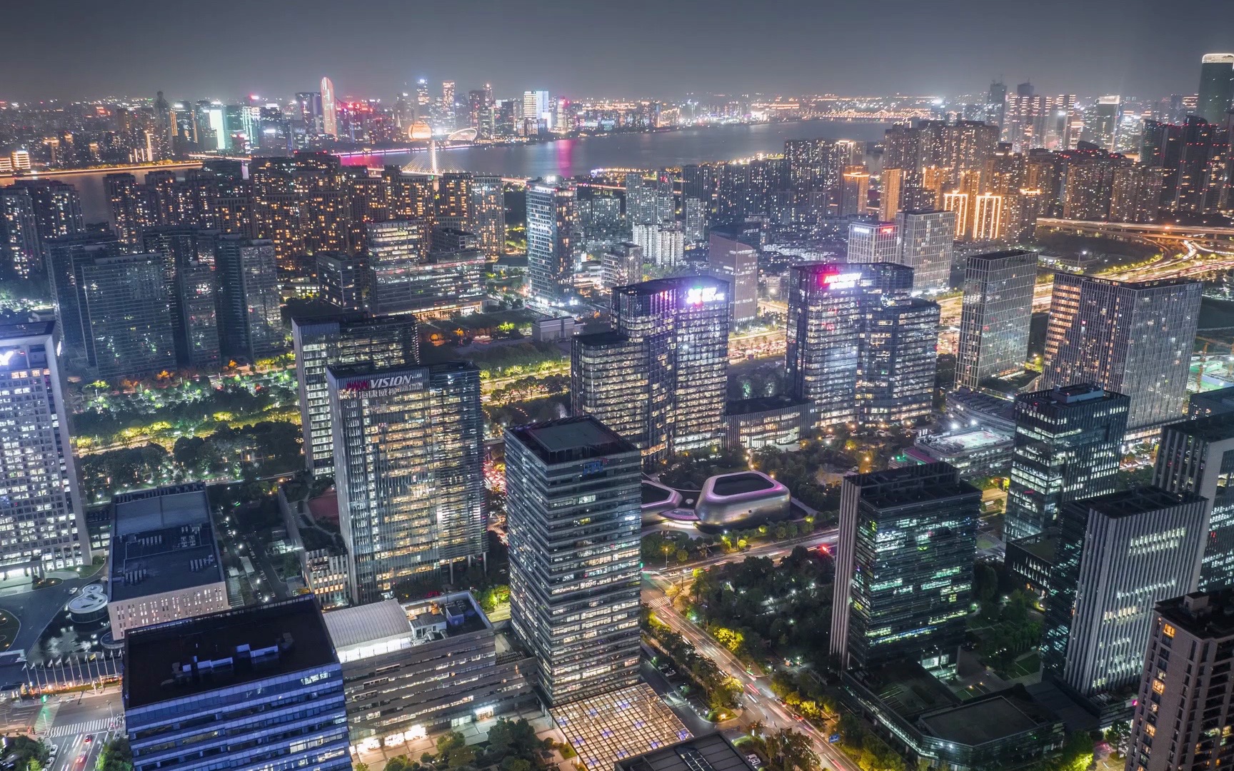 20s感受下浙江最强区的夜景压迫感