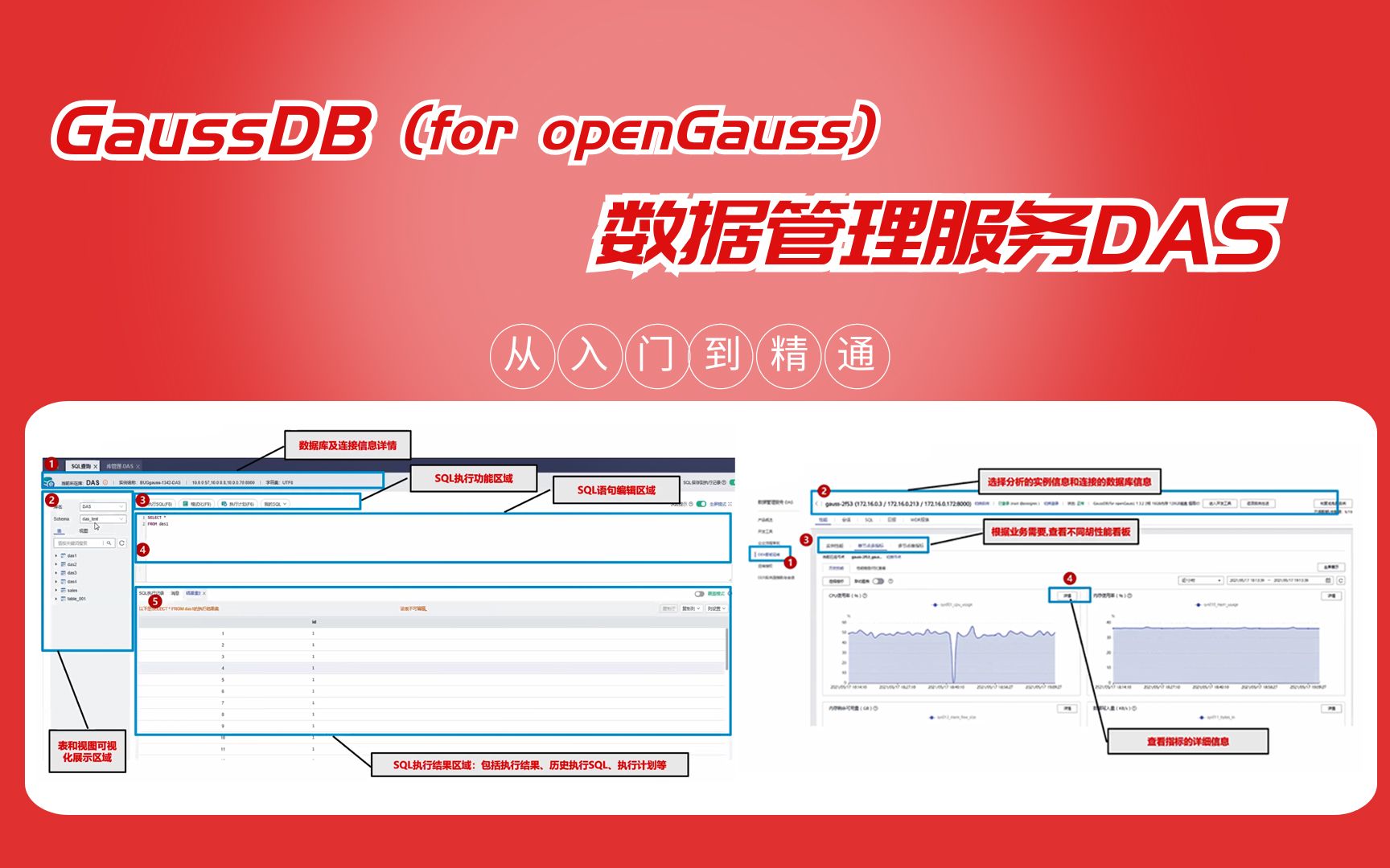 【GaussDB精品课第7期】在迁移到GaussDB后，如何使用数据库管理服务DAS开展数据库的开发和运维工作？