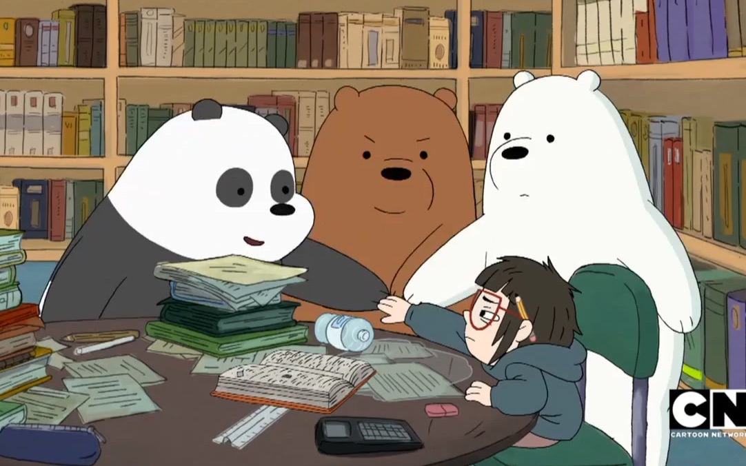 【11月】熊熊三贱客 we bare bears s02e20 the library【zimuzu】